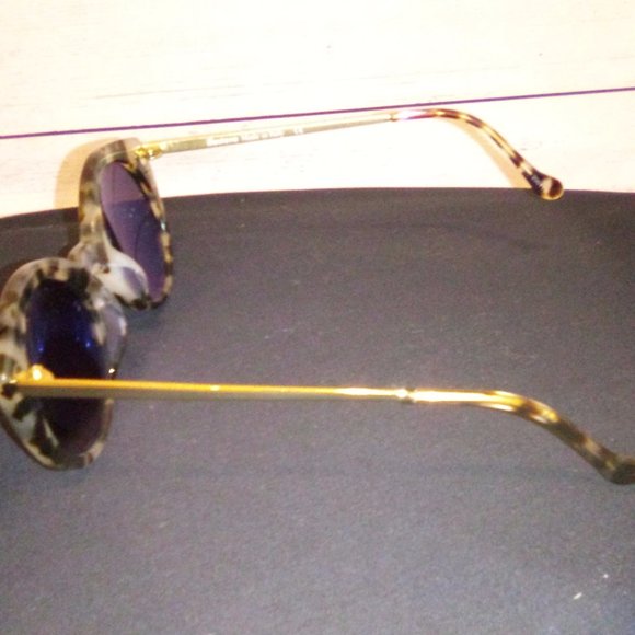 Ille Steva Palm Beach Tortoise Glasses Gray/White - Picture 2 of 6